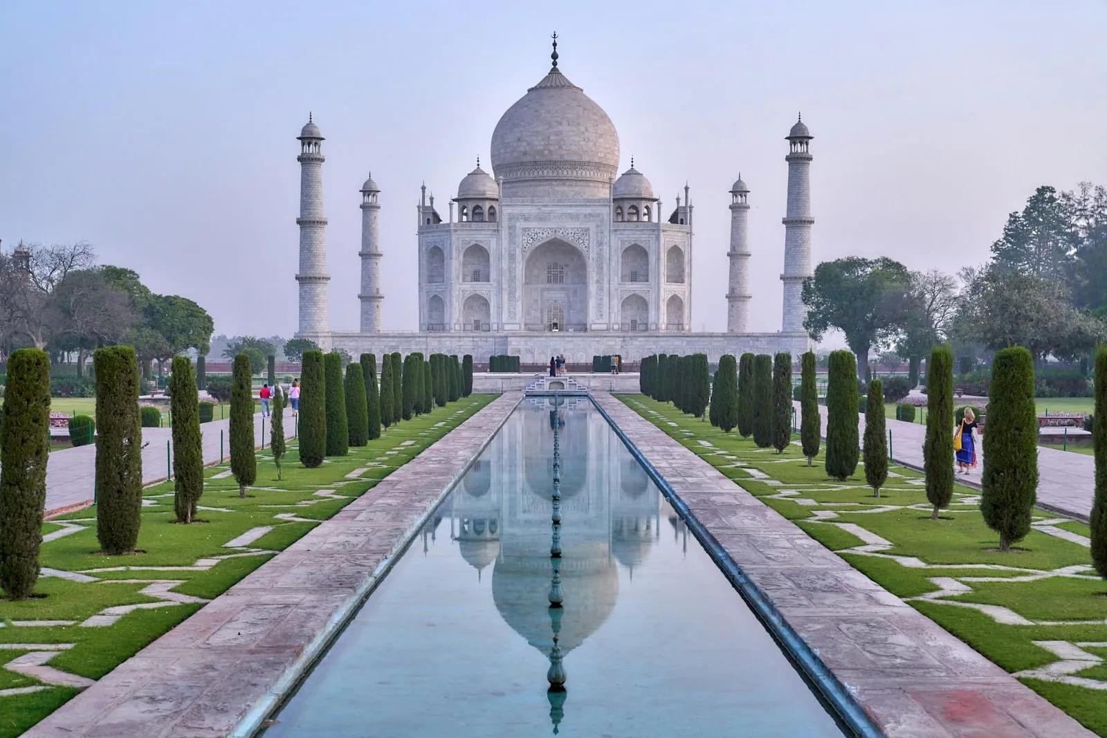 The Taj Mahal, front view